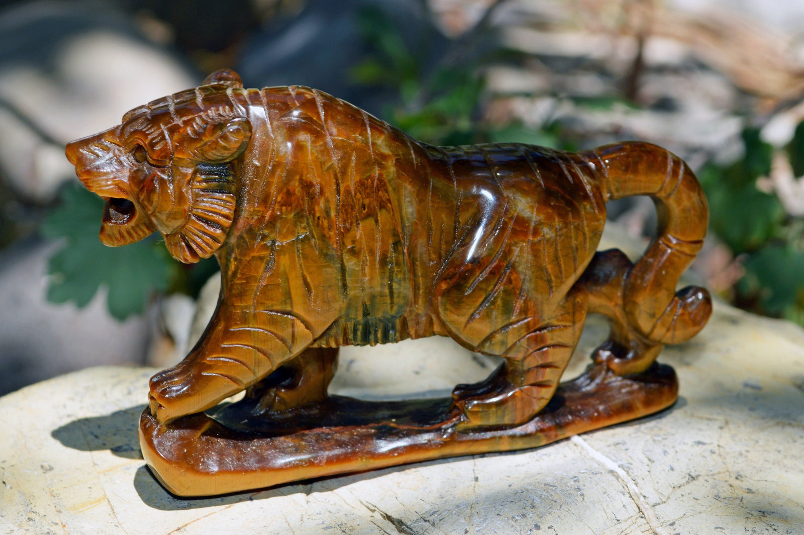 Crystal Wholesale Hand Carved Tiger Eye Tigress III