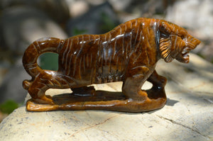 Crystal Wholesale Hand Carved Tiger Eye Tigress IV