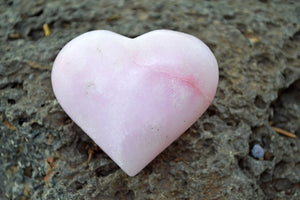 Crystal Wholesale Pink Aragonite - Carved Hearts and Spheres - Small to Medium