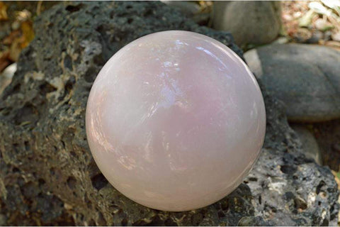 Pink Aragonite - Crystal Sphere I - Large