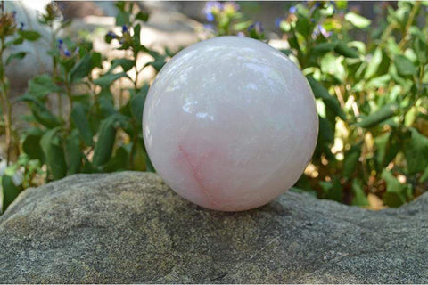Pink Aragonite - Crystal Sphere II - Large