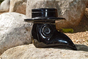 Crystal Wholesale Plague Doctor 2020 | Steampunk | Raven | Odin | Thoth |  Crystal Carving - Medium | 3 Obsidian Varieties