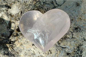 Crystal Wholesale Rose Quartz Heart Crystal Carving - Small & Medium