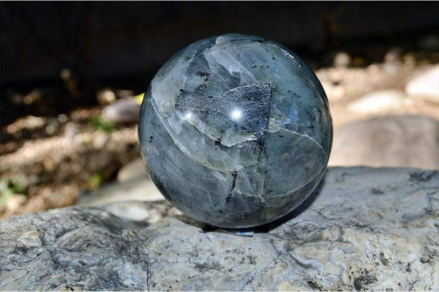Crystal Wholesale Yellow Sheen Labradorite - Crystal Sphere - Large