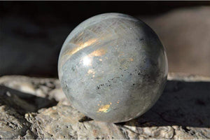 Crystal Wholesale Yellow Sheen Labradorite - Crystal Sphere - Medium