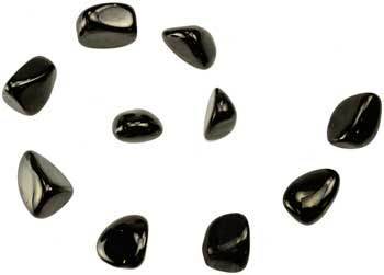 Jet Tumbled Stones Crystals | 1 lb