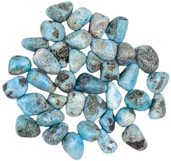 Crystals Tumbled Larimar Tumbled Stones Crystals | 1 lb