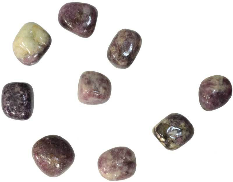Lepidolite Tumbled Stones Crystals | 1 lb