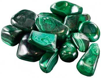 Crystals Tumbled Malachite Tumbled Stones Crystals | 1 lb