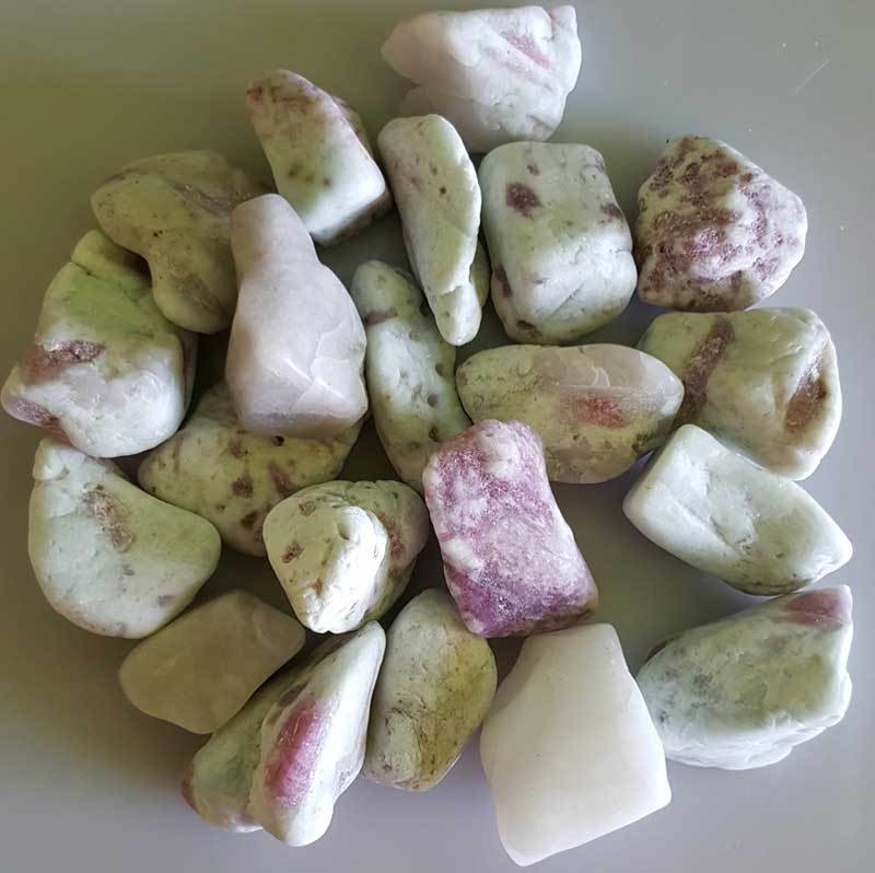 Crystals Tumbled Pink Tourmaline Tumbled Stones Crystals | 1 lb