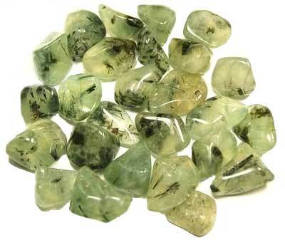 Prehnite with Epidote Tumbled Stones Crystals | 1 lb
