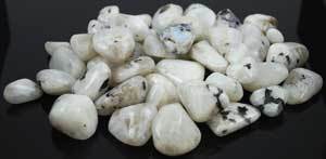 Crystals Tumbled Rainbow Moonstone Tumbled Stones Crystals | 1 lb