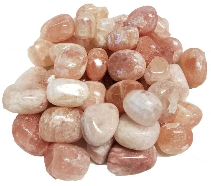 Red Calcite Tumbled Stones Crystals | 1 lb