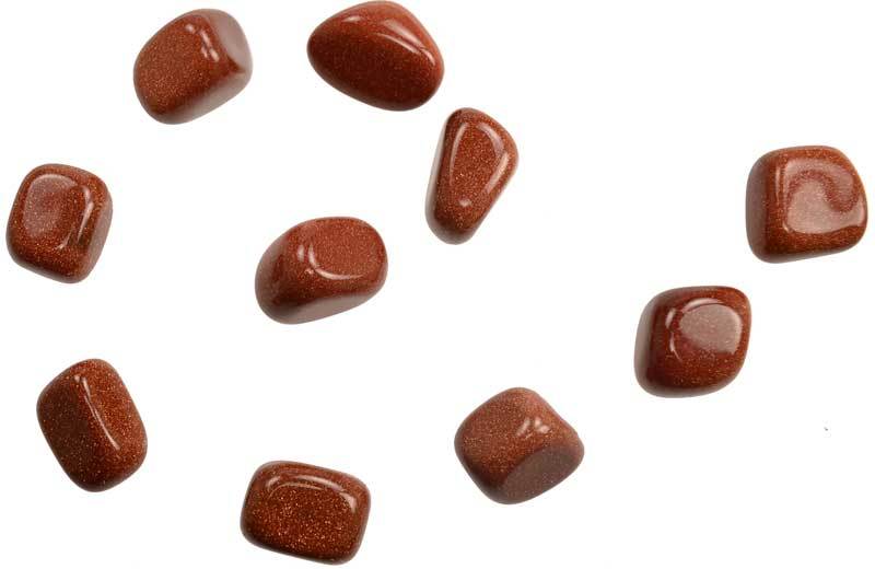 Crystals Tumbled Red Goldstone Tumbled Stones Crystals | 1 lb