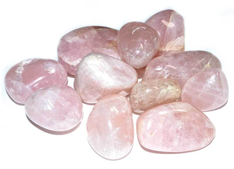 Crystals Tumbled Rose Quartz Tumbled Stones Crystals | 1 lb
