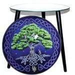 Furniture Tree of Life Glass Altar Table