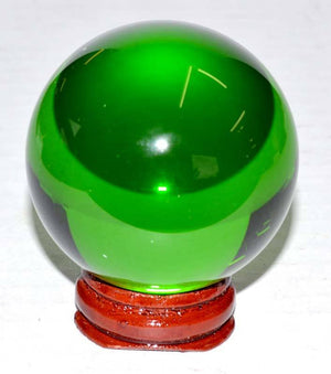 Gazing Balls + Stands Green Gazing Ball | 50mm