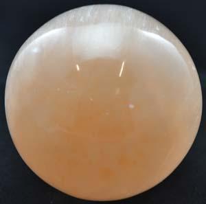 Gazing Balls + Stands Orange Selenite Gazing Ball | 2 " - 3"