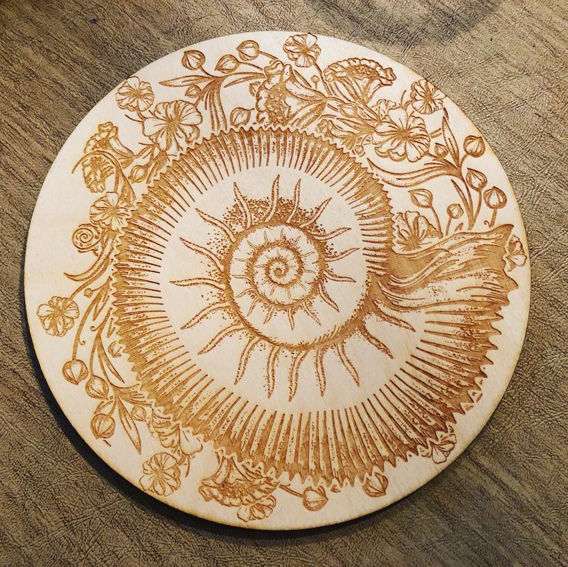 Grid Ammonite Crystal Grid Alter Table