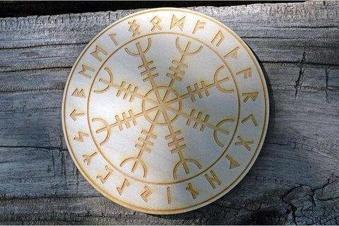 Helm of Awe/Aegishjàlmr | Runic | Crystal or Pendulum Grid