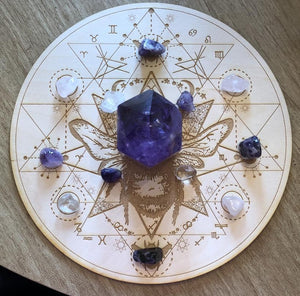 Grid Honey Bee Crystal Grid Alter Table