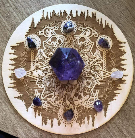 Lion Crystal Grid Alter Table
