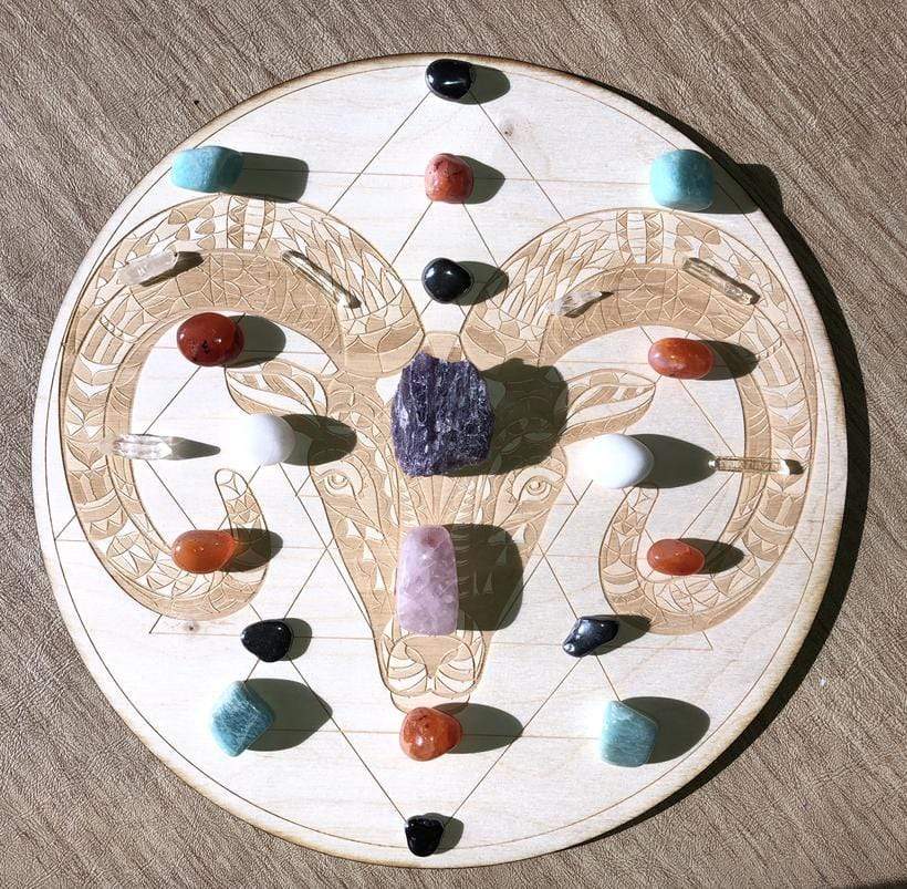 Grid Ram Sri Yantra Crystal Grid Alter Table