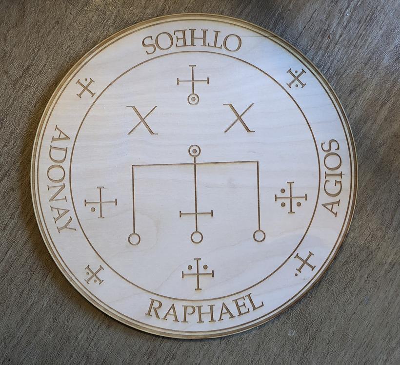 Grid Raphael Crystal Grid Altar Table