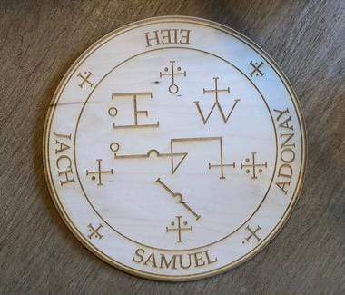 Samuel Crystal Grid Altar Table