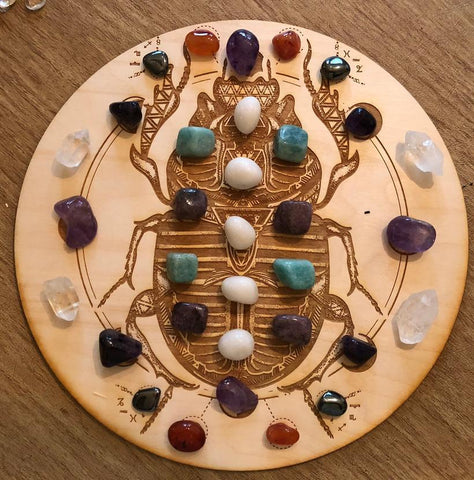 Scarab Crystal Grid Alter Table