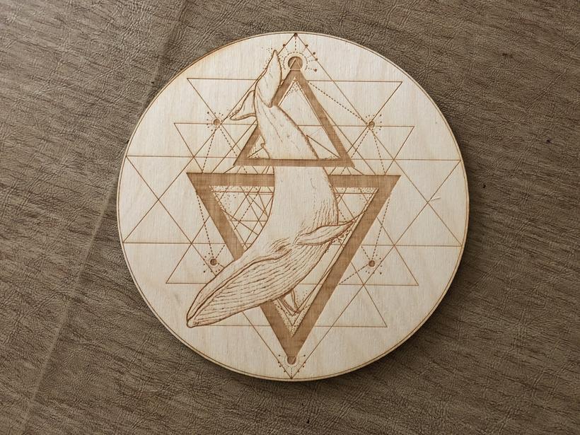 Grid Whale Sri Yantra Crystal Grid Alter Table