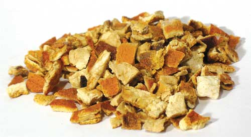 Herbals Orange Peel, cut 2oz.  (Citrus Sinensis)
