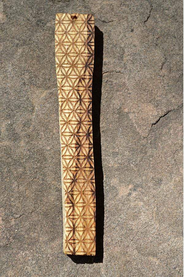 Incense 1 Stick Flower of Life Engraved Palo Santo Stick ( 1 - 5 sticks)