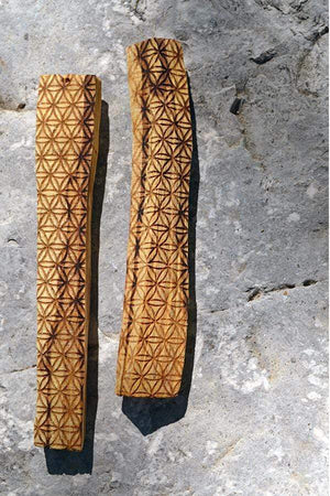 Incense Flower of Life Engraved Palo Santo Stick ( 1 - 5 sticks)