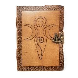 Journals Goddess of Earth Leather Journal 5x7" with Latch Closure