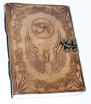 Journals Leather Eye of Horus Journal with Latch