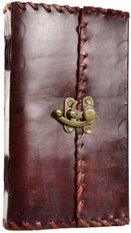 Leather Poetry Journal with Latch
