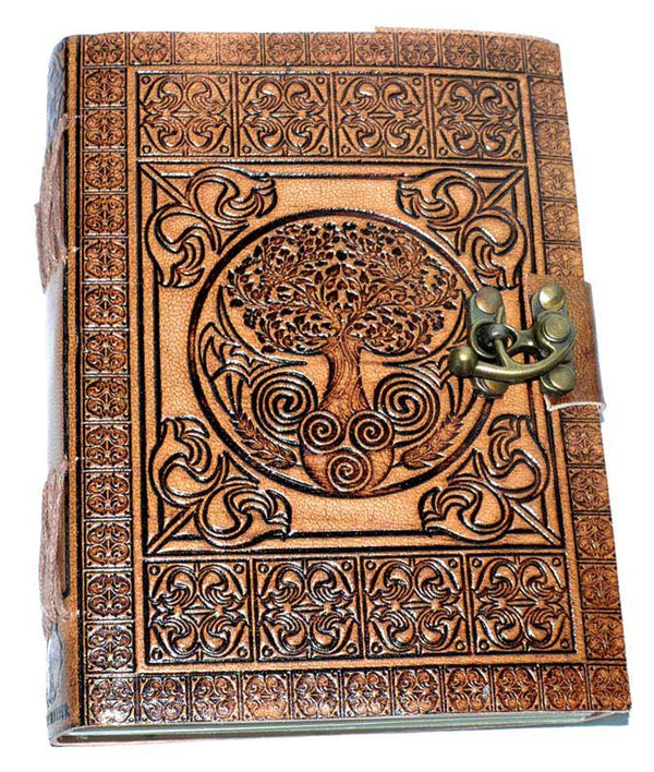 Journals Leather Tree of Life Embossed Journal
