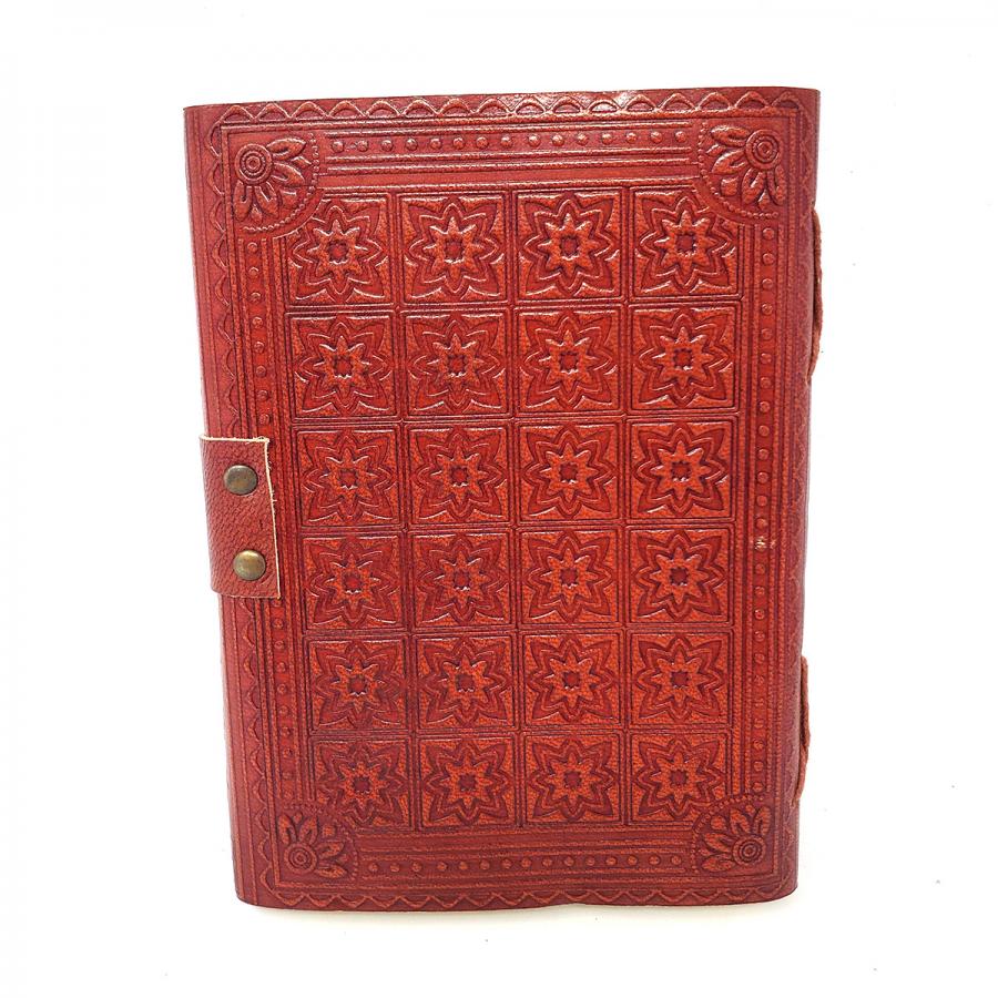 Journals Sun Leather Journal 5x7" with Latch Closure