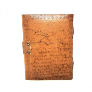 Journals Turtle Leather Journal 5x7" with Latch Closure