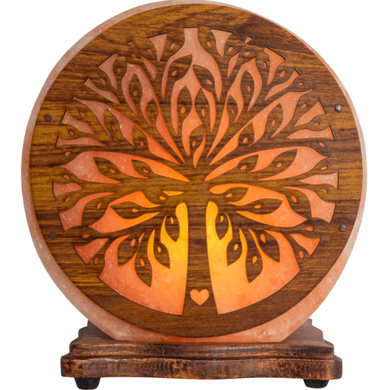 Lamps Tree of Life - Small Electric Himalayan Salt Lamp w/ Multiple Designs!  Small and Large Sizes