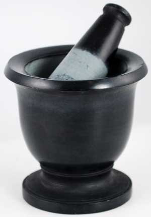 Mortars & Pestels Black Soapstone Mortar & Pestle