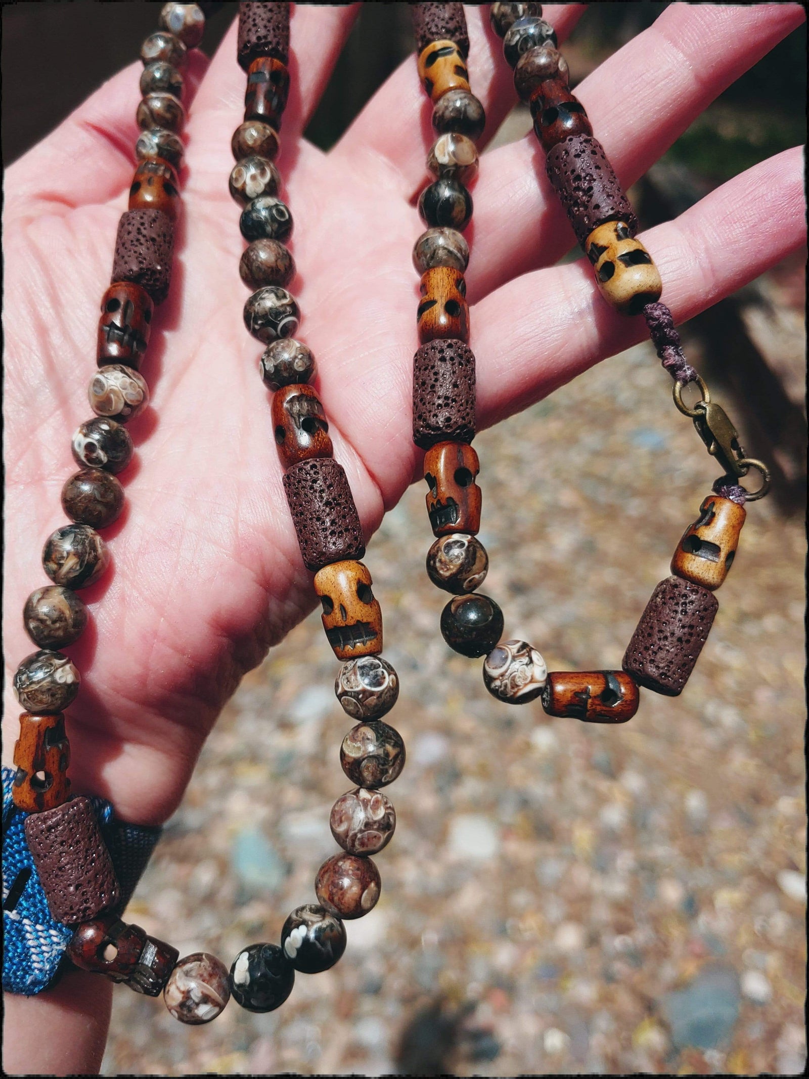 Necklaces Healing Necklace - Grounding - Turritella Agate