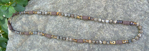 Necklaces Healing Necklace - Grounding - Turritella Agate