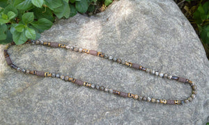 Necklaces Healing Necklace - Grounding - Turritella Agate