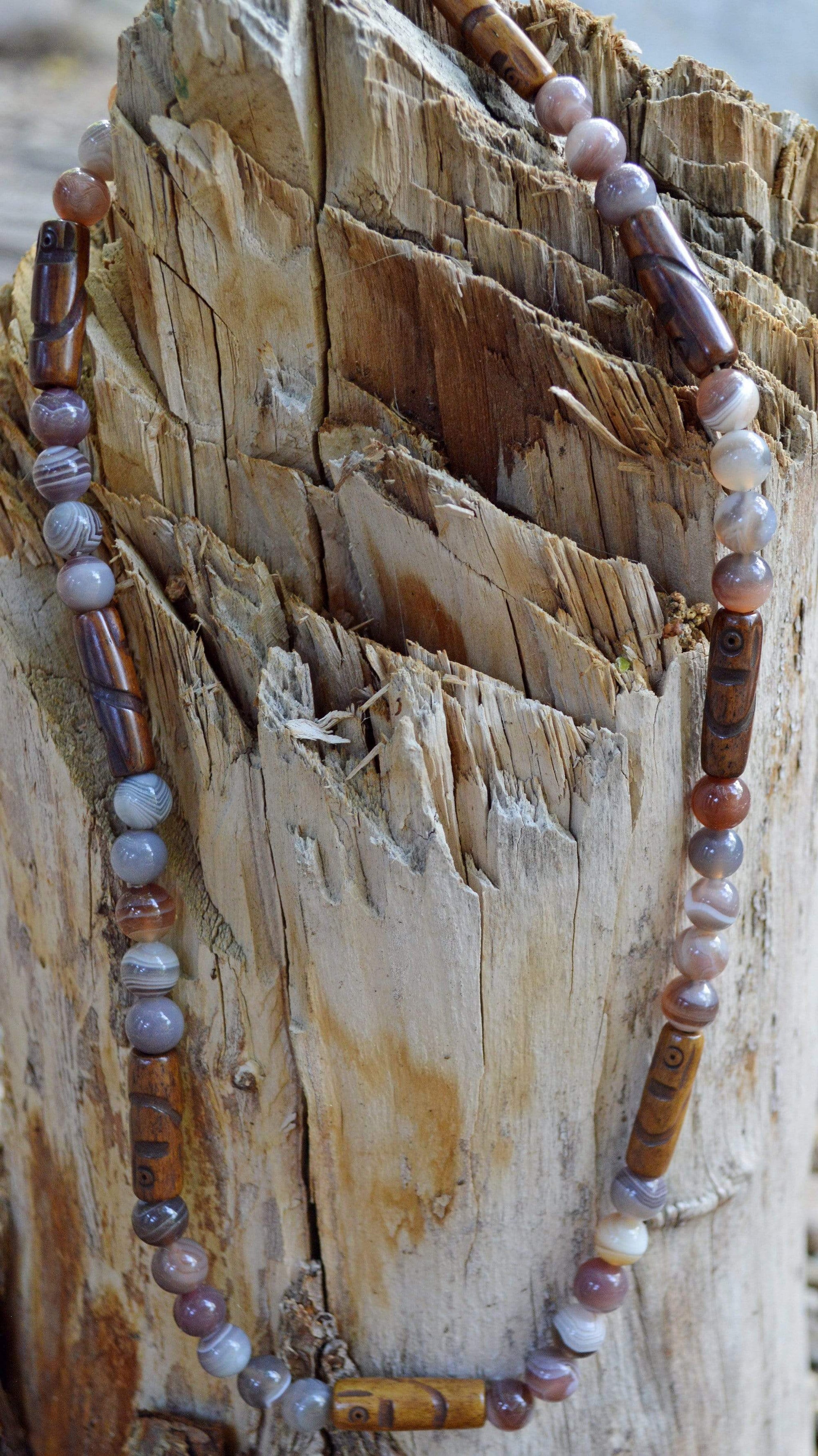 Necklaces Healing Necklace - Harmony - Botswana Agate