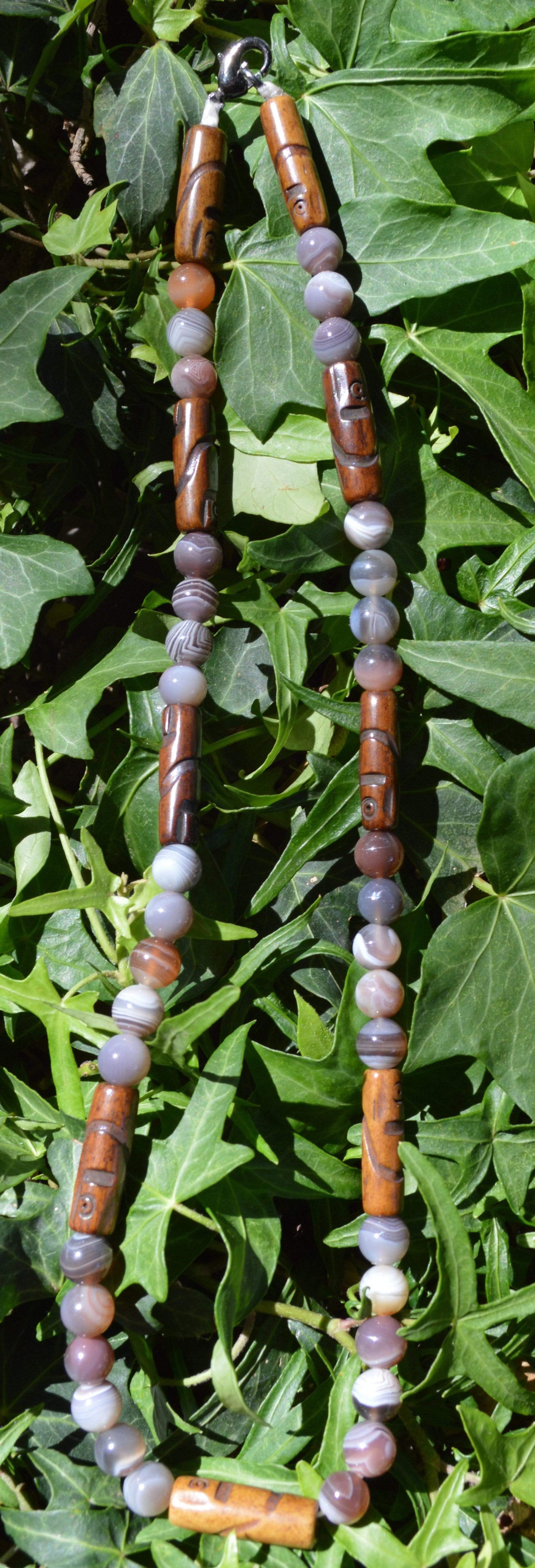 Necklaces Healing Necklace - Harmony - Botswana Agate