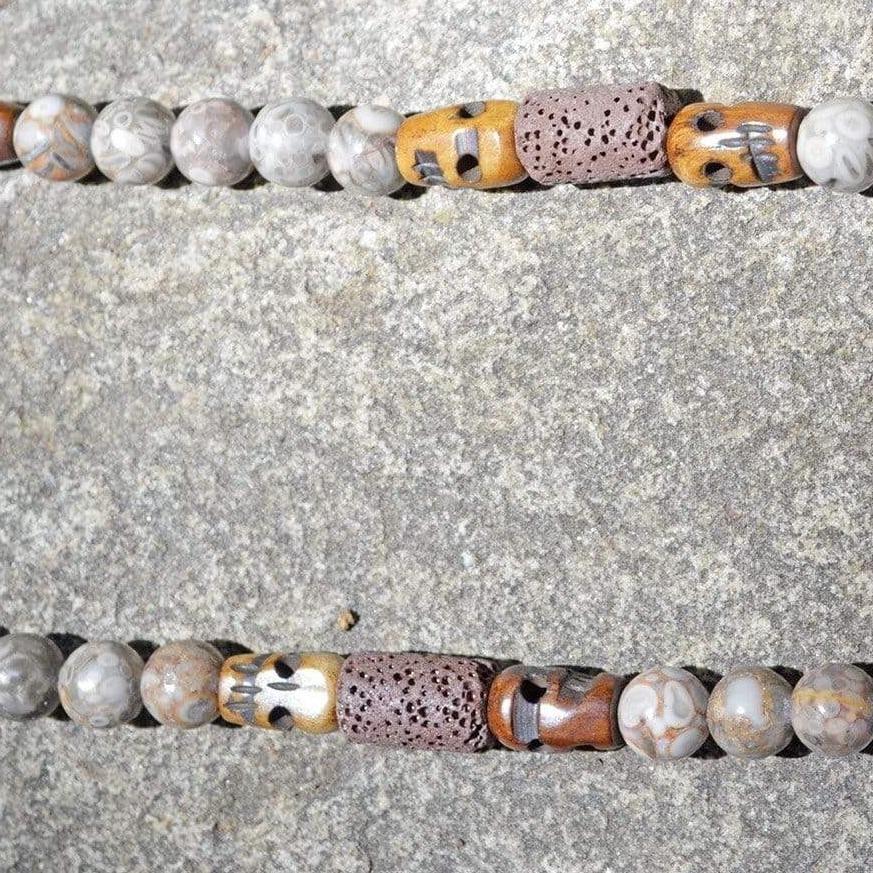 Necklaces Healing Necklace - Strength - Crinoid Fossil