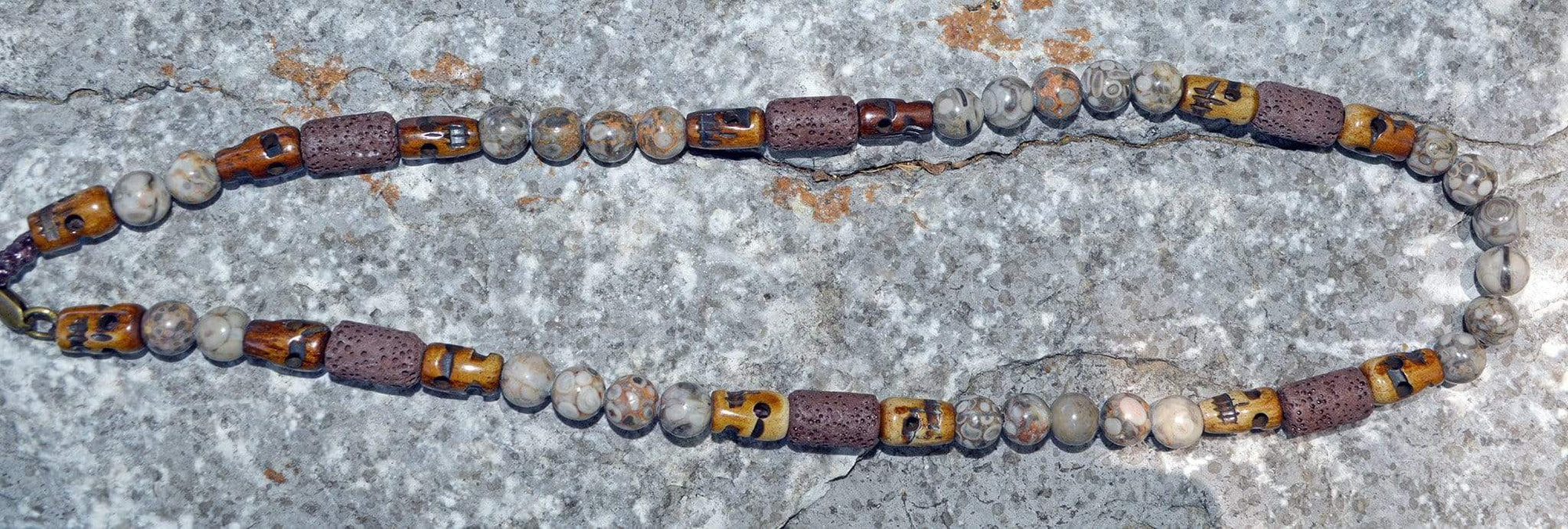 Necklaces Healing Necklace - Strength - Crinoid Fossil