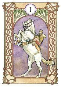 Oracle Cards Art Nouveau Lenormand Oracle by Lunaea Weatherstone & Antonella Castelli